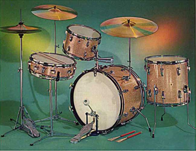 Mid 60s Ludwig drum kit